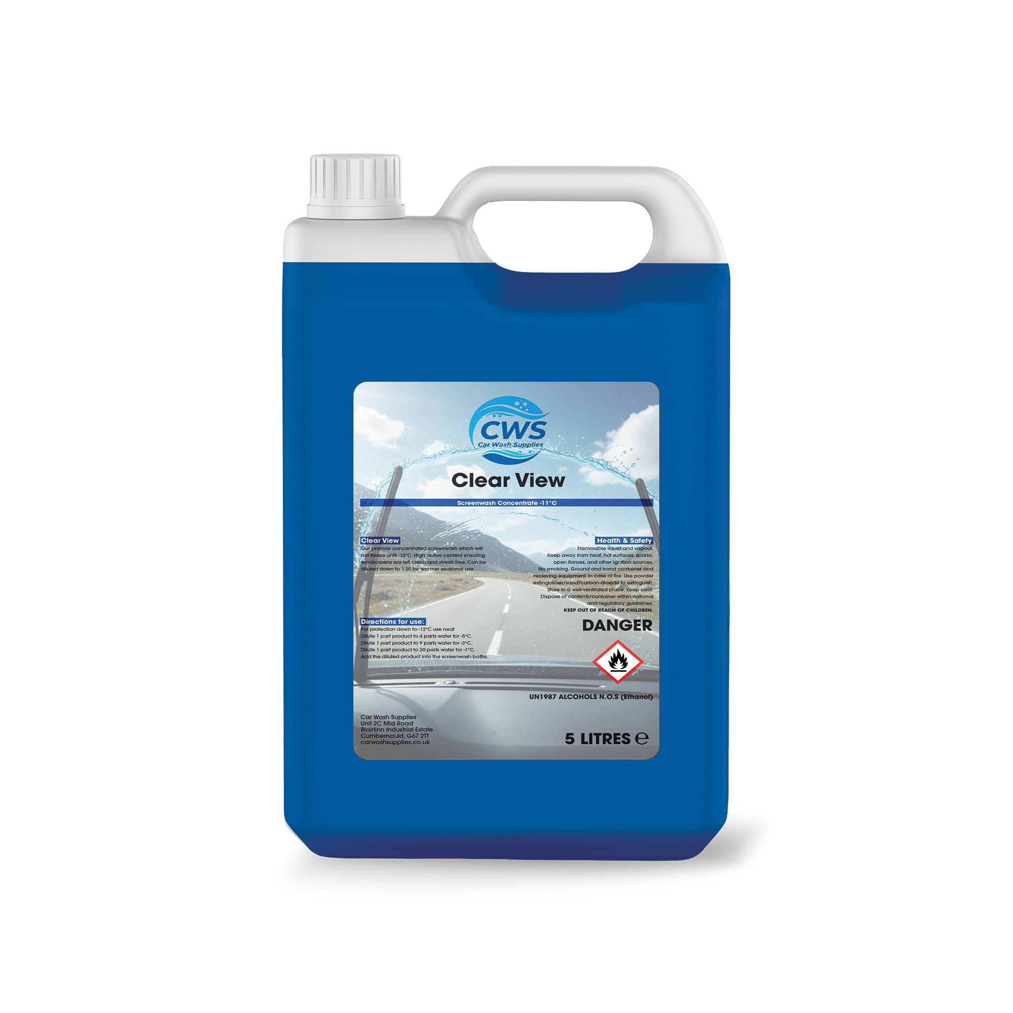 Clear View - Screen Wash Concentrate -11°C