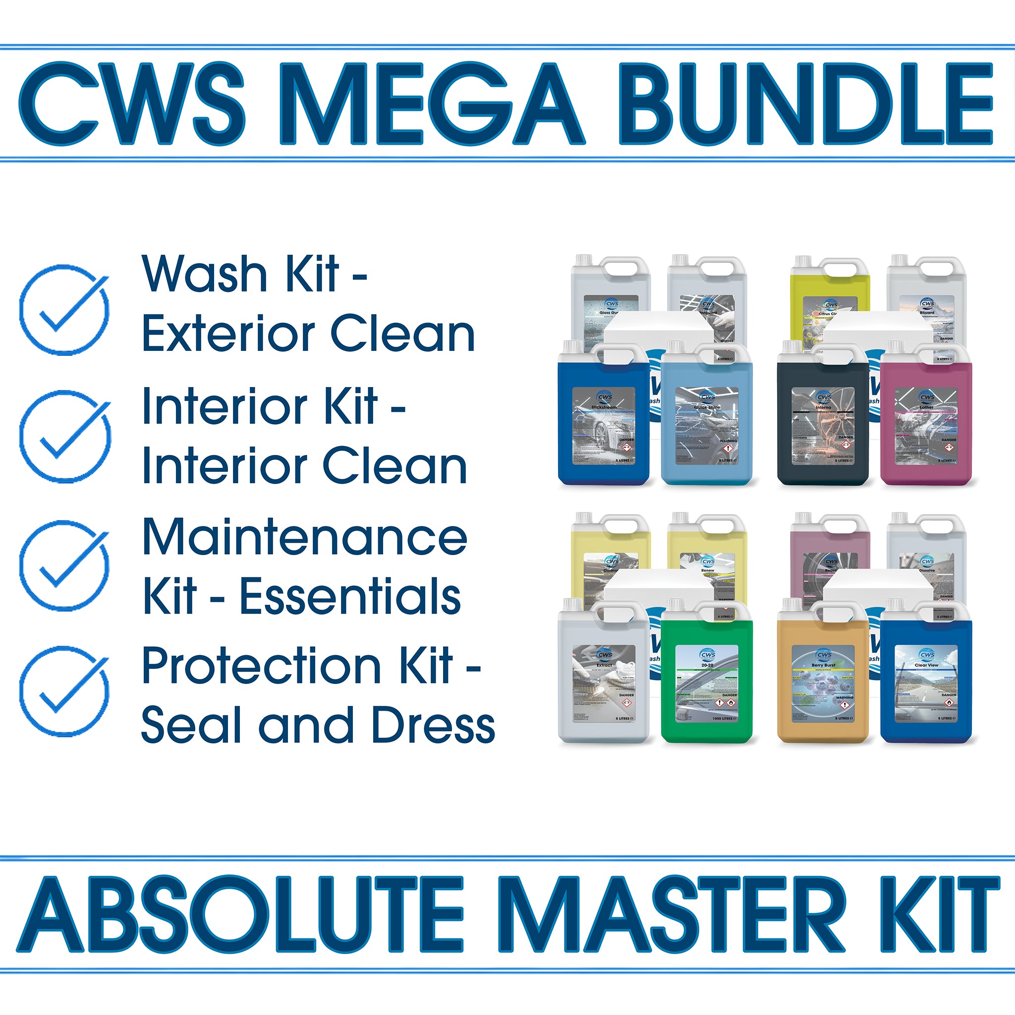 CWS Mega Bundle - 5 Litre Absolute Master Kit