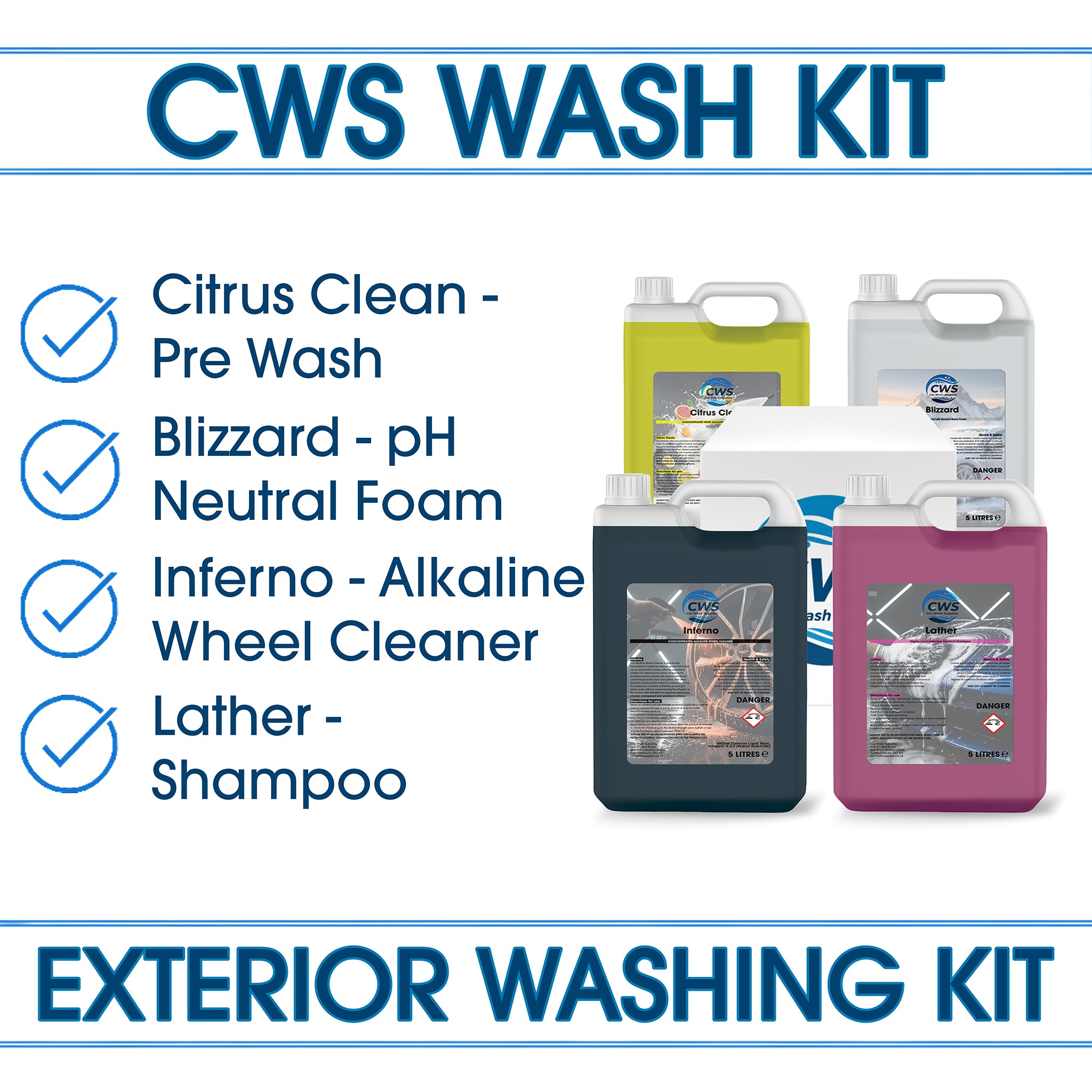 CWS Wash Kit - 5 Litre Exterior Washing Kit