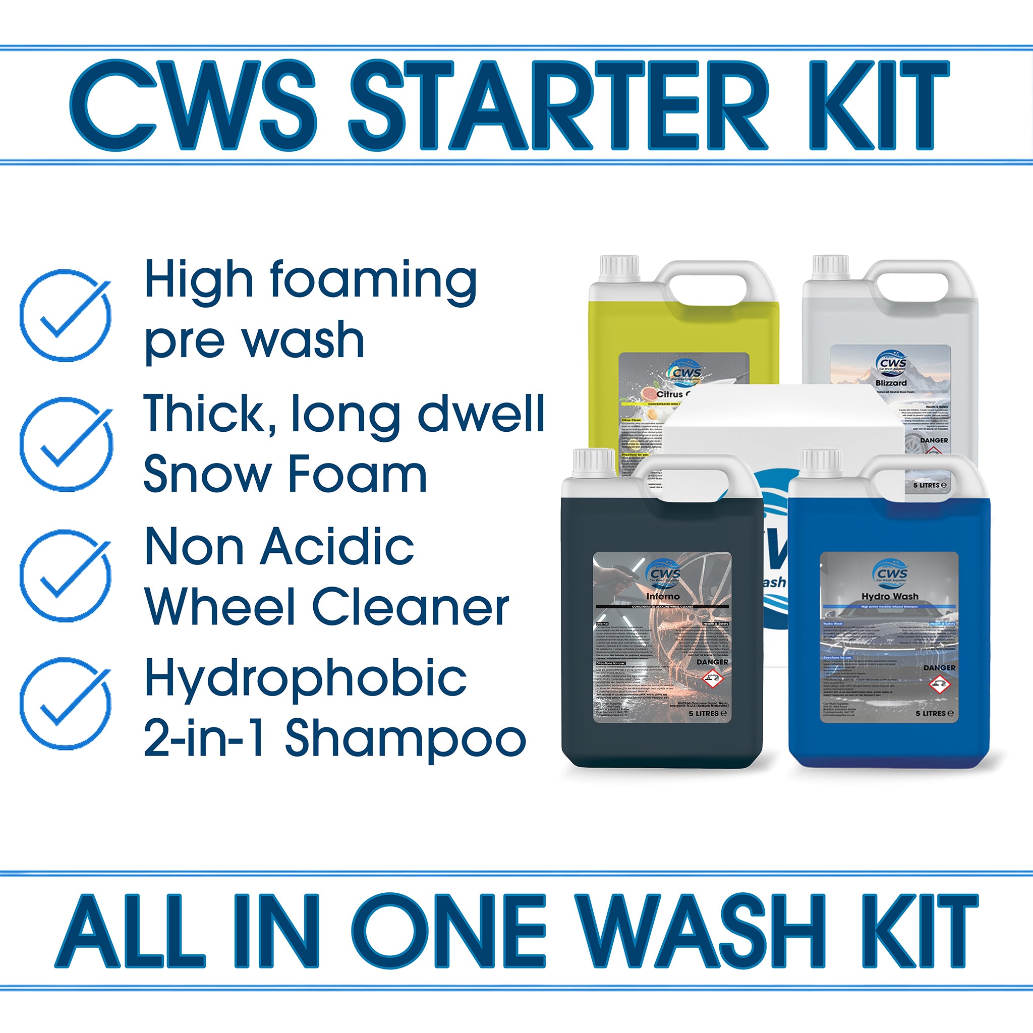 CWS Starter Kit - All In One Wash Kit