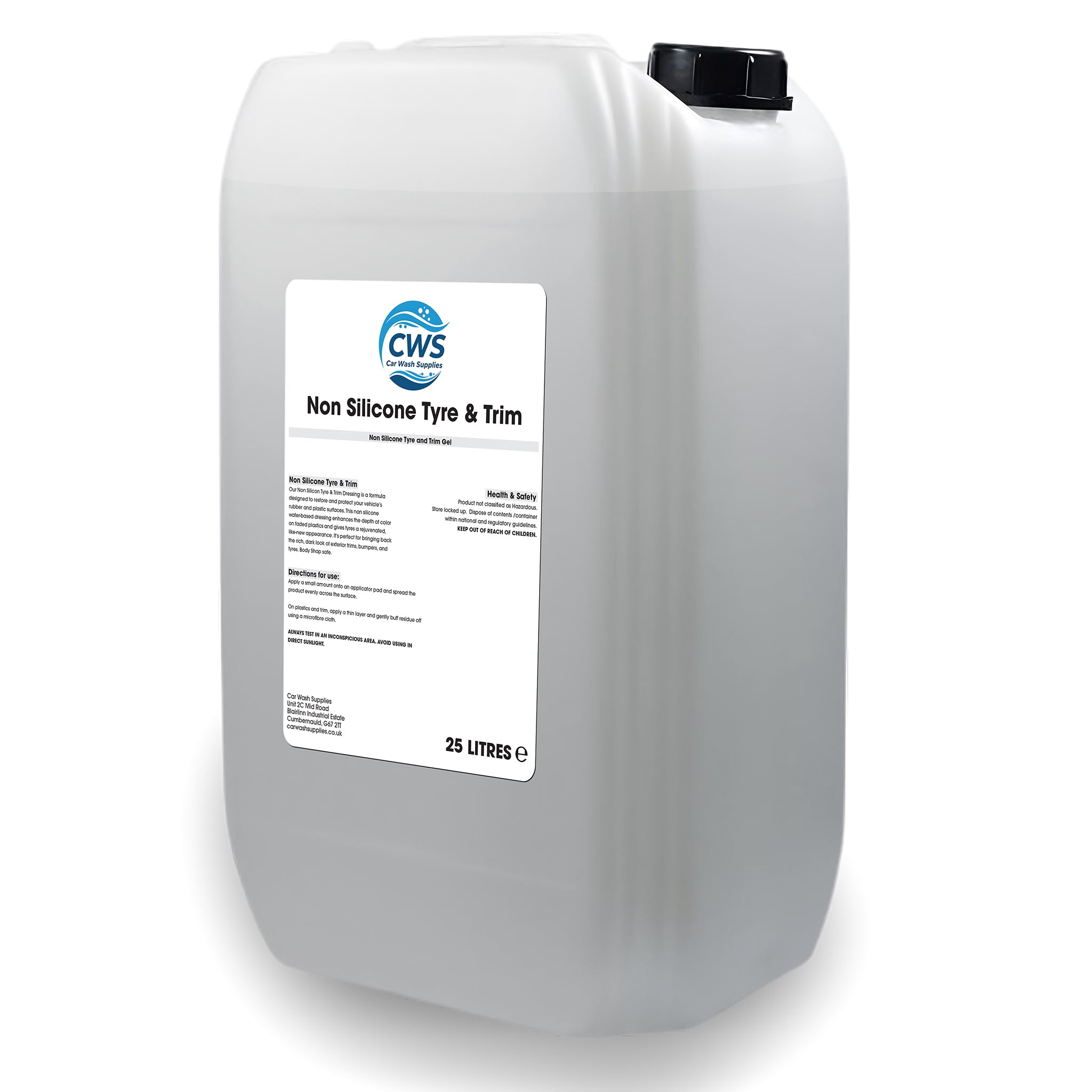 Managers Special - Non Silicone Tyre Shine 25 Litres CLEARANCE STOCK