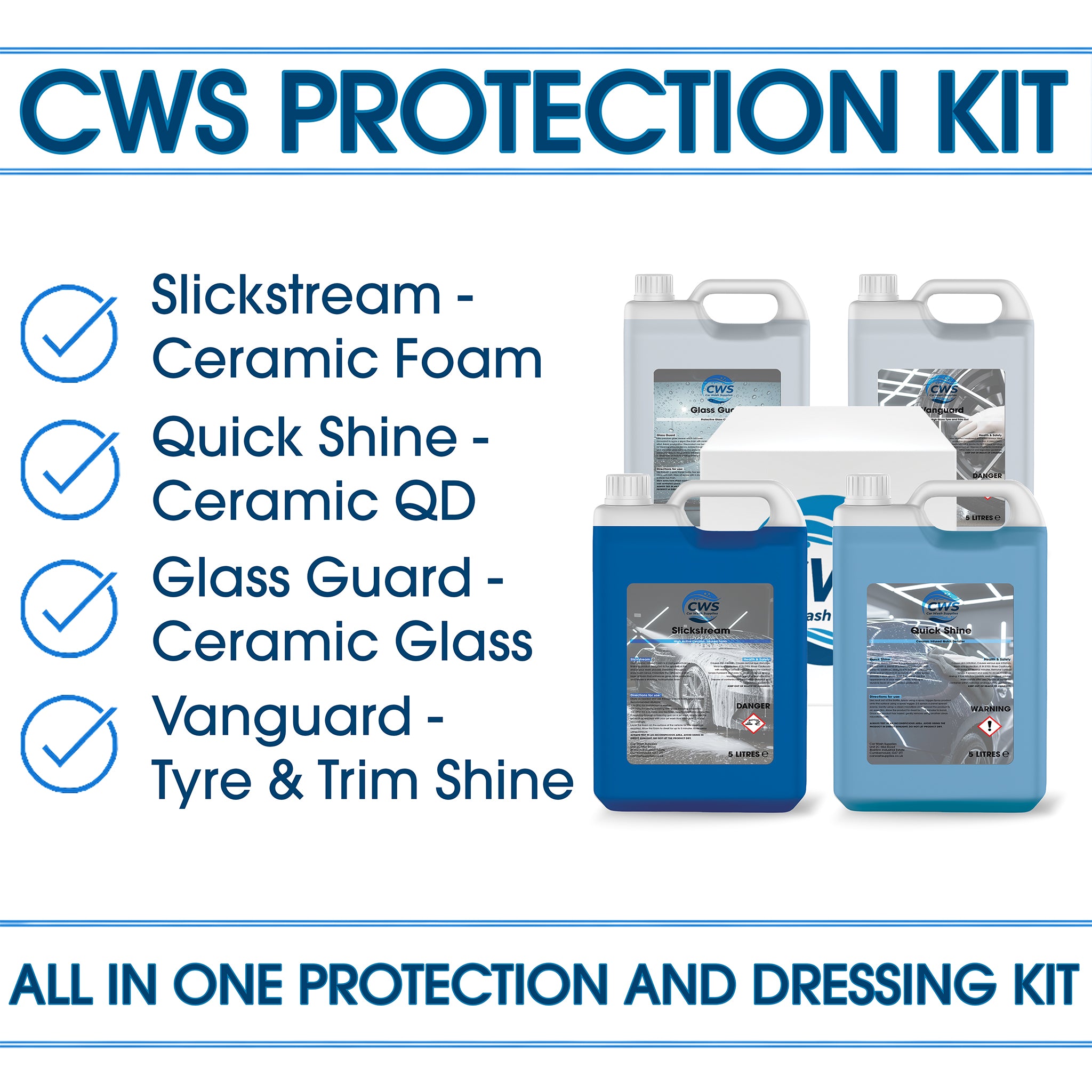 CWS Protection Kit - 5 Litre All-In-One Protection & Dressing Kit